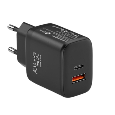 Product Φορτιστής Πρίζας LEOTEC LECSPH35W2K 35 W Μαύρο base image