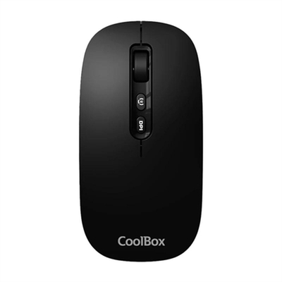 Product Ποντίκι Ασύρματο CoolBox Ratón W02-IA Μαύρο 1600 dpi  base image