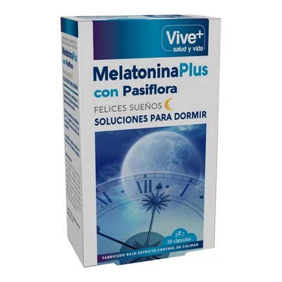 Product Συμπλήρωμα Διατροφής Vive+ Μελατονίνη Λουλούδι του Πάθους (30 uds) base image