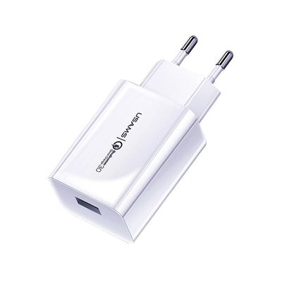 Product Φορτιστής Πρίζας Usams T22 18w Qc 3.0 With Usb-C Cable base image