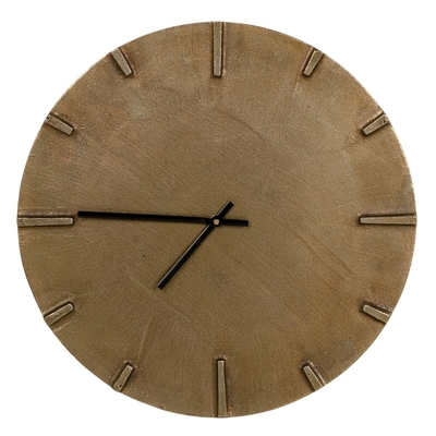 Product Ρολόι Τοίχου 38 x 1 x 38 cm Χρυσό Αλουμίνιο base image