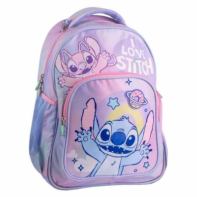 Product Σχολική Τσάντα Stitch Λιλά base image