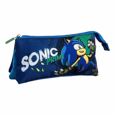 Product Τριπλή Κασετίνα Sonic Prime Ανοιχτό Μπλε Light Blue 2,2 x 1,1 x 22,5 cm base image