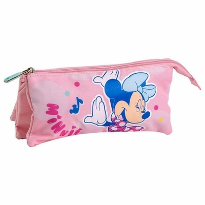 Product Τριπλή Κασετίνα Minnie Mouse Ροζ 2,2 x 1,1 x 22,5 cm base image