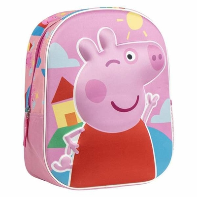Product Σχολική Τσάντα 3D Peppa Pig Ροζ 25,0 x 31,0 x 10,0 cm base image