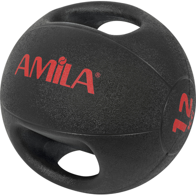 Product Μπαλά Medicine Ball Amila Dual Handle 12Kg base image