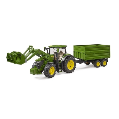 Product Όχημα Εργασίας Bruder John Deere 7r 350 With Front Loader And Trailer base image