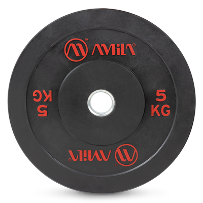 Product Δίσκος Amila Black R Bumper Slim 50mm 5Kg base image
