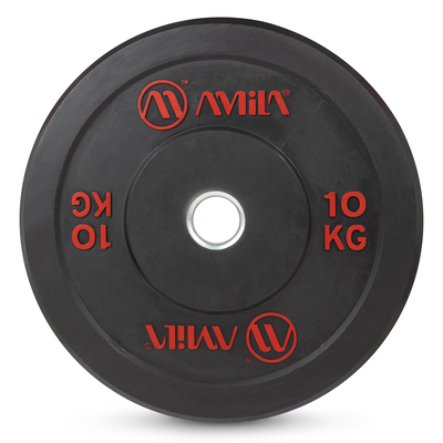 Product Δίσκος Amila Black R Bumper Slim 50mm 10Kg base image