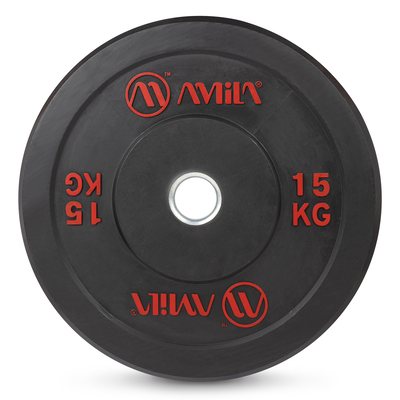 Product Δίσκος Amila Black R Bumper Slim 50mm 15Kg base image