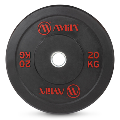 Product Δίσκος Amila Black R Bumper Slim 50mm 20Kg base image