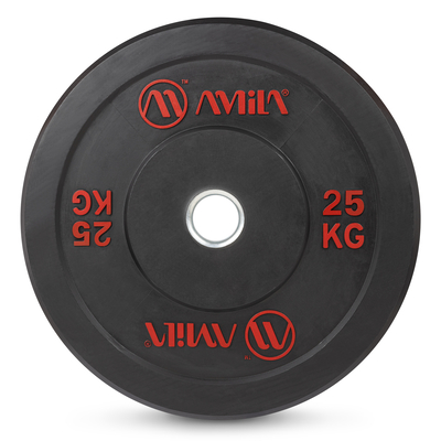 Product Δίσκος Amila Black R Bumper Slim 50mm 25Kg base image