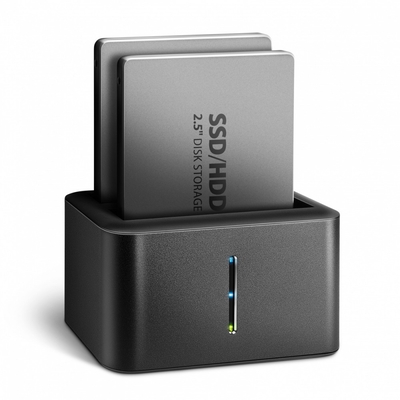 Product Docking Station Axagon Adsa-D25, Usb 3. 2 Gen 1 2xsata 6g 2.5in base image