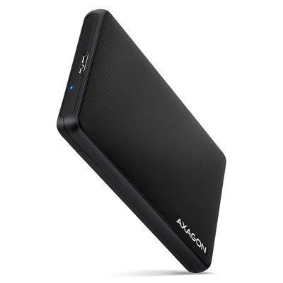 Product Θήκη Σκληρού Δίσκου Axagon Ee25-Sl External Housing, Plastic, Screwless, 3.2 Gen1 Sata 6g 2.5, Black base image