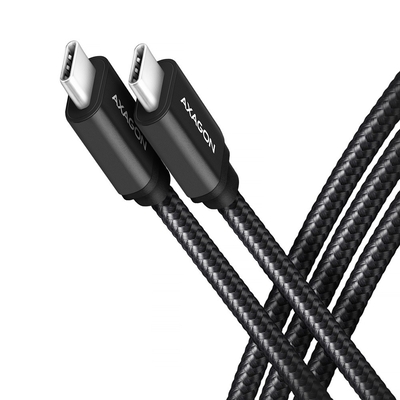 Product Καλώδιο Axagon Bucm3-Cm10ab Usb-C Usb-C 3.2 Gen 1 1m Pd 60w 3a Alu Braid Black base image
