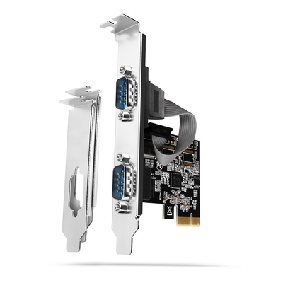 Product Κάρτα PCIe Adapter Chip Pcea-S2n Asix Ax99100 2x Serial Port + Lp base image