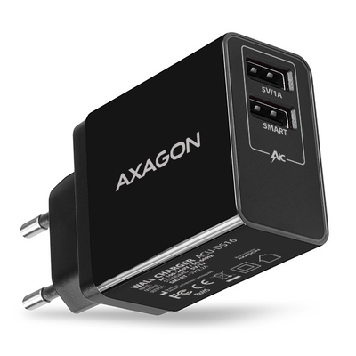 Product Φορτιστής Πρίζας Axagon Axagon Acu-Ds16 , 2x 5v-2.2a + 1a, base image