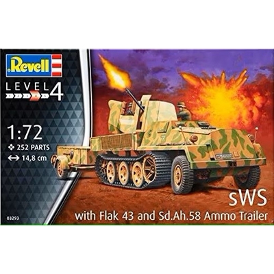 Product Φιγούρα Μοντελισμού Revell SWS W/Flak43 & SD AH58 Ammo Trailer base image
