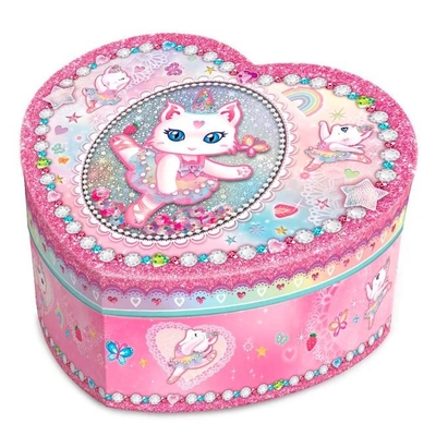 Product Βρεφικό Παιχνίδι Pulio Pecoware Heart-Shaped Music Box - Ballerina Cat base image