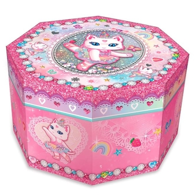 Product Βρεφικό Παιχνίδι Pulio Pecoware Octagonal Music Box - Cat Ballerina base image