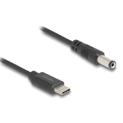 Product Καλώδιο USB-C Delock σε DC 5.5 X 2.1mm 85397, 1M, Μαύρο base image