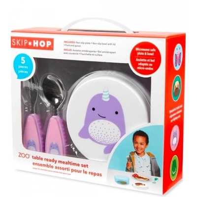 Product Σετ Φαγητού Skip Hop ZOO Table Ready Set Narwhal base image