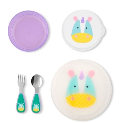 Product Σετ Φαγητού Skip Hop ZOO Table Ready Set Unicorn base image