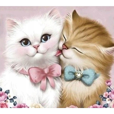 Product Παιδικές Χειροτεχνίες Norimpex Diamond Mosaic - Cats base image