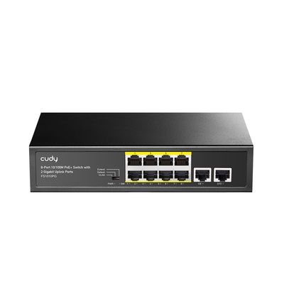 Product Network Switch Cudy Fs1010pg 8xfe Poe+ 120w Gigabit Uplink base image