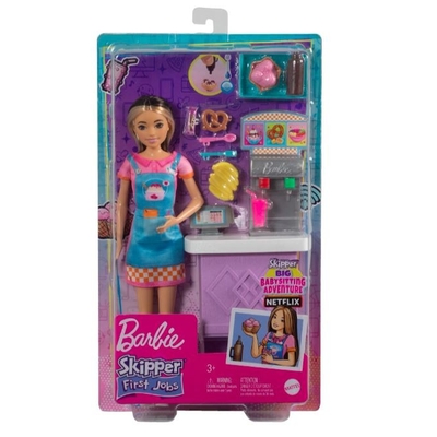 Product Κούκλα Mattel Barbie Skipper First Job Snack Bar base image