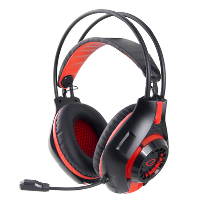Product Headset Esperanza EGH420R with microphone Headband Black, Red base image