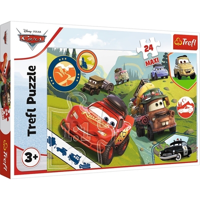 Product Παζλ 24 Κομμάτια Maxi Happy Cars 3 base image