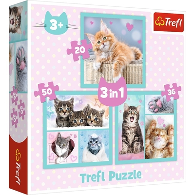 Product Παζλ 3in1 Cute Pets Kittens base image