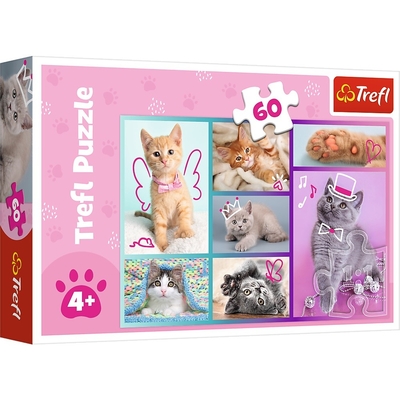 Product Παζλ 60 Κομμάτια Cute Kittens base image