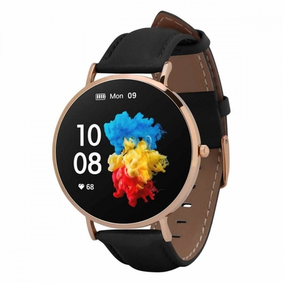 Product Smartwatch Garett Verona Gold-Black Leth base image