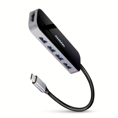 Product USB Hub Axagon Hmc-6h4a 4x Usb-A + Hdmi Pd 100w base image