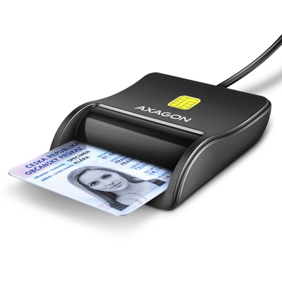 Product Card Reader Axagon Cre-Sm3n Card Usb 1.3m Cab base image