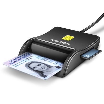 Product Card Reader Axagon Cre-Sm3sd Card +Sd/Microsd/ base image