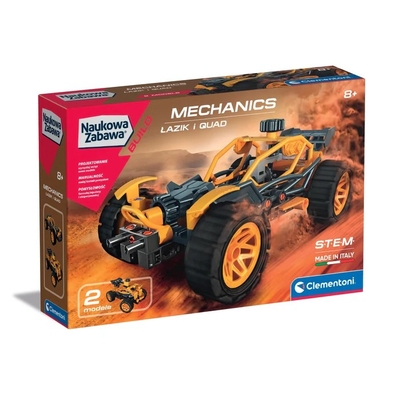 Product Παιχνίδι Κατασκευής Construction Set Clementoni Mechanics Rover And Quad base image