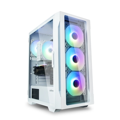 Product Κουτί Η/Υ Zalman Pc I3 Neo Tg White Mid Tower Rgb Fan X4, White base image