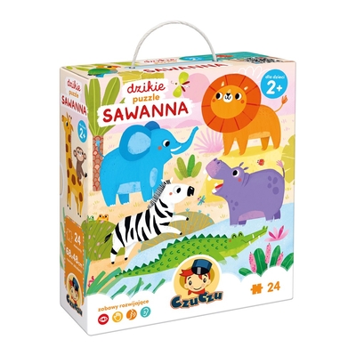 Product Παζλ CzuCzu Wild savanna puzzles 24 elements base image