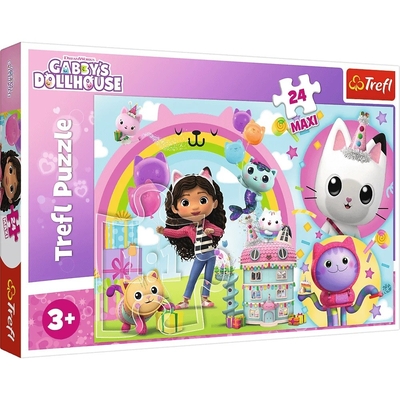 Product Παζλ 24 Pieces Maxi Merry Gabi Cat House base image