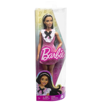 Product Κούκλα Mattel Barbie Fashionistas With Black Hair And A Plaid Dress base image