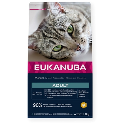 Product Γατοτροφή Eukanuba Adult Chicken Κοτόπουλο 2 Kg base image