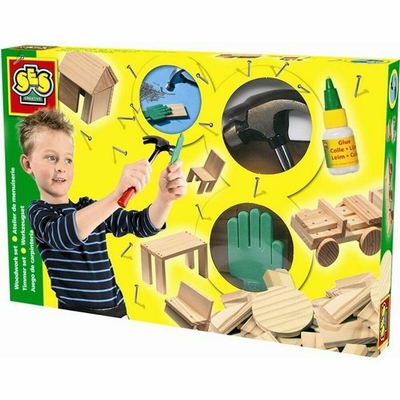 Product Παιχνίδι Κατασκευών SES Creative Joinery Workshop 57 Τεμάχια base image