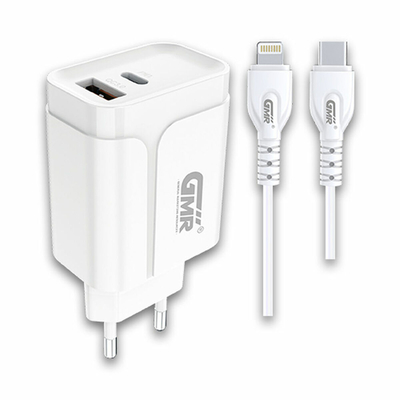 Product Φορτιστής Πρίζας USB 3.0 Goms Lightning 20 W base image