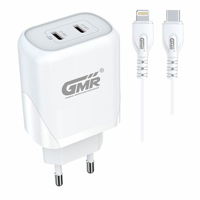 Product Φορτιστής Τοίχου Goms 40 W USB-C x 2 White base image