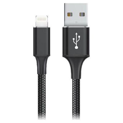 Product Καλώδιο USB σε Lightning Goms Μαύρο 2 m base image