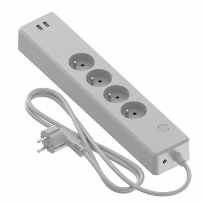 Product Πολύπριζο με 4 Πρίζες χωρίς διακόπτη Calex USB x 2 base image