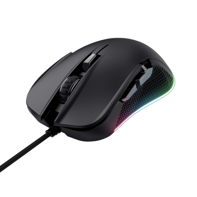 Product Ποντίκι Gaming Ενσύρματο Trust 24729 Μαύρο 7200 dpi base image
